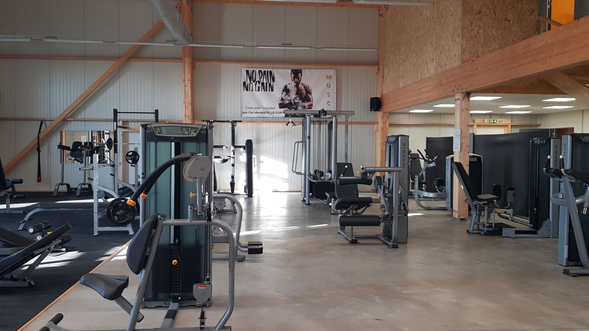 espace musculation - machines de sport