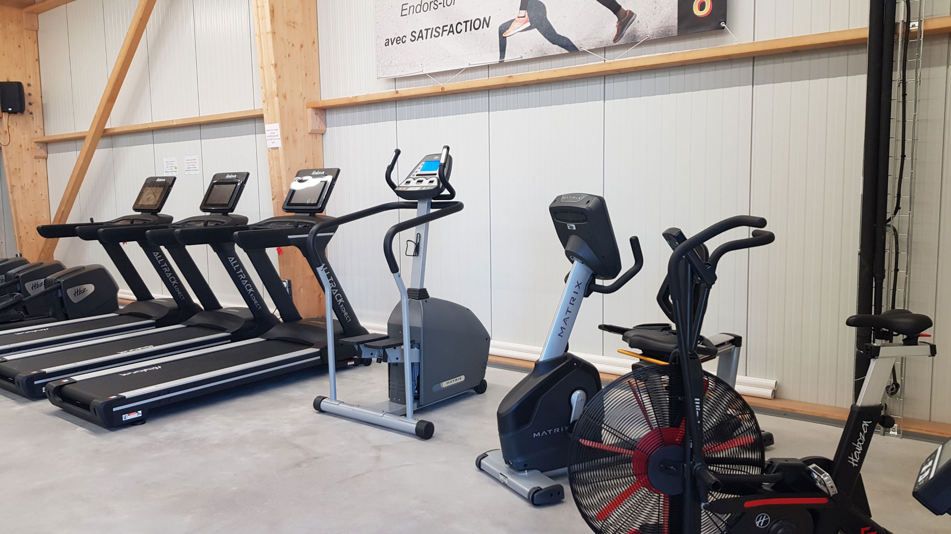 espace cardio - machine de sport