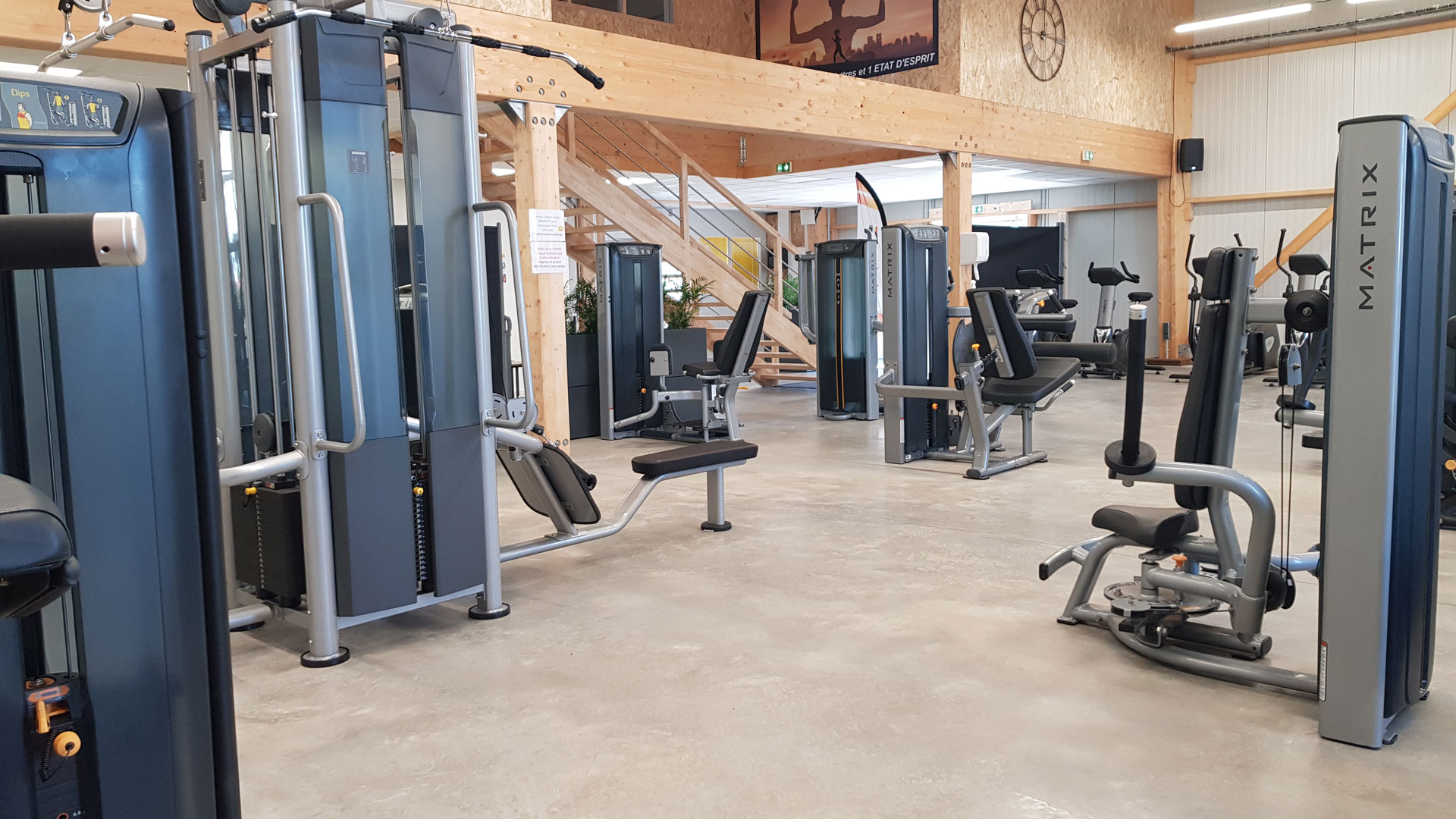 espace musculation - machines de sport