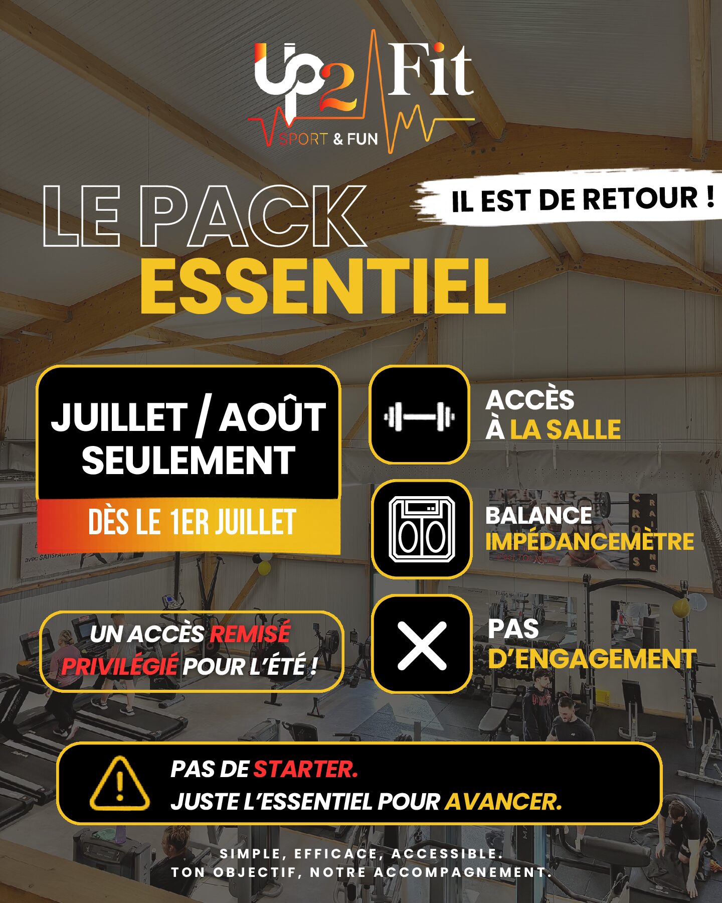 Le pack Essentiel est de retour cet été !